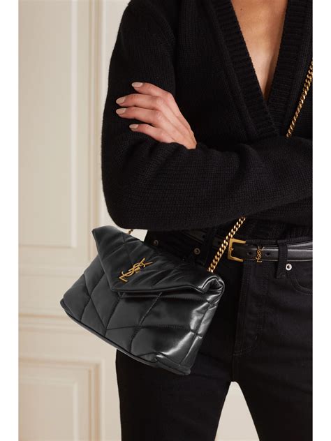 ysl lou lou puffer bag|saint laurent toy puffer bag.